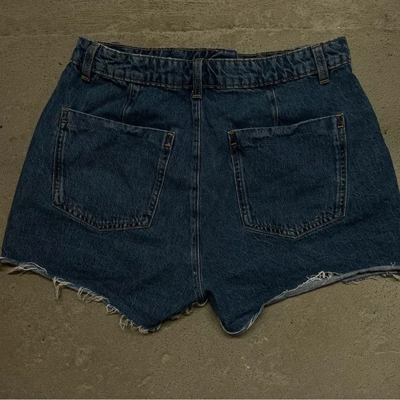 Zara Denim Faux Wrap Skort - Picture 4 of 14